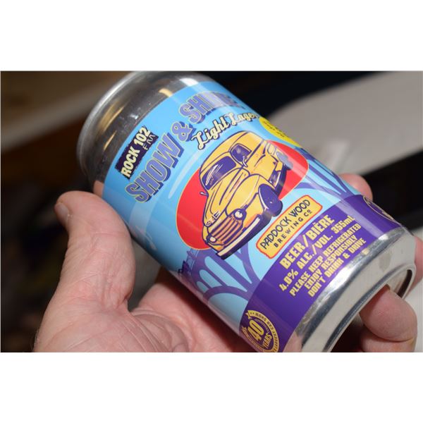 Full ”Rock 102FM Show & Shine” Paddock Wood Brewing Co. Beer Can – Made i