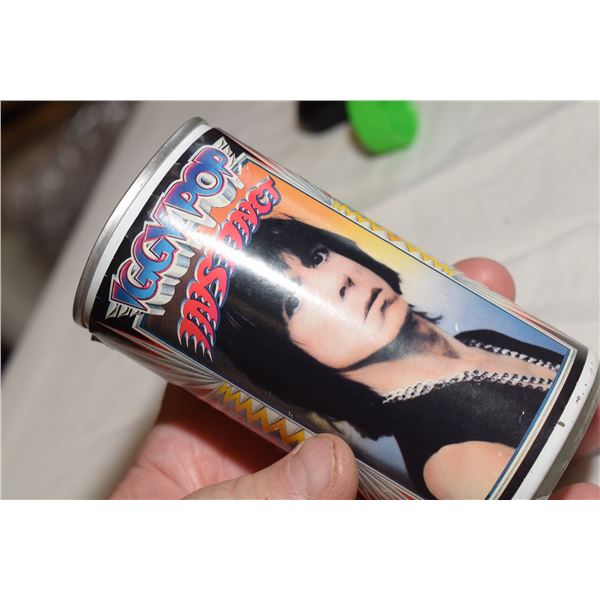 RARE 1989 Full Iggy Pop Soda Can