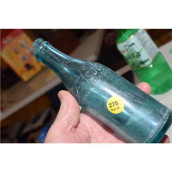 Vintage Glass Coca-Cola Bottle – has chip