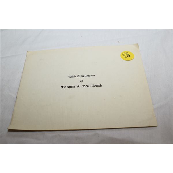 Marquis & McCullough Store Booklet