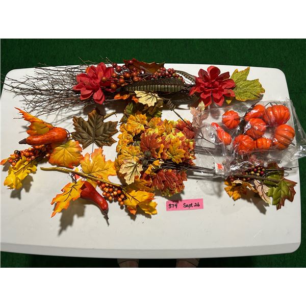 Fall décor items