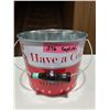 Image 1 : Coca-Cola bucket 8.5”w x 7”h