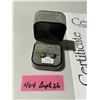 Image 1 : Alexandrite and diamond earrings with 2013 appraisal certificate (cannot verify)