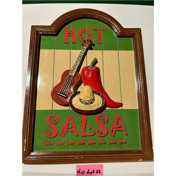 “Hot Salsa” wall décor 16”h x 12”w