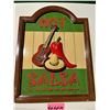 Image 1 : “Hot Salsa” wall décor 16”h x 12”w