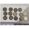 Image 2 : (14) 1960’s-1970’s Netherlands One Gulden Coins