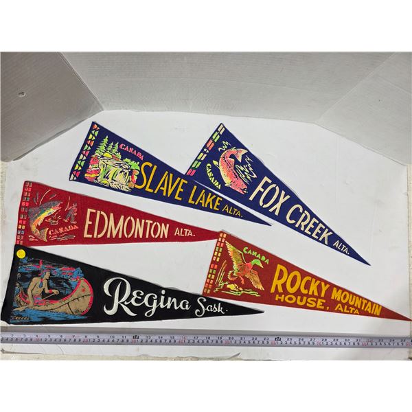 (5) Pendants – Regina, Edmonton, Rocky Mountain House, Fox Creek, Slave Lake