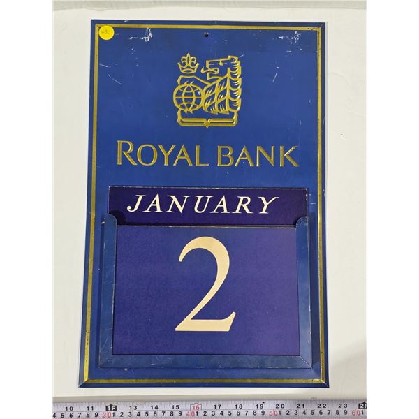 Royal Bank Hanging Wall Calendar (Complete)