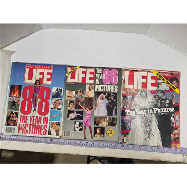 (3) Special Life Magazines: 1981, 1986, 1988