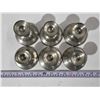 Image 2 : (6) Pewter Candle Stick Holders, 3” & 4”