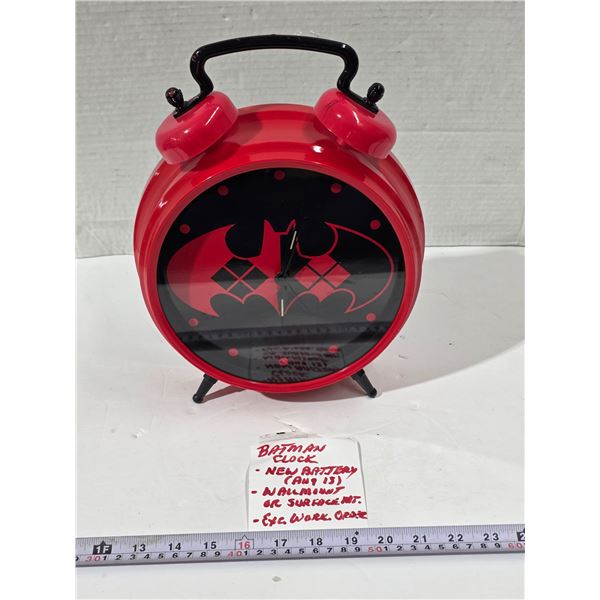 Battery Operated Batman Clock
