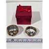 Image 1 : (2) New Ladies “Narmi” Decorative Open Bracelet Watches
