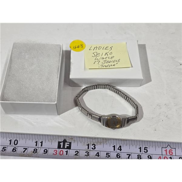 17-Jewel Ladies Seiko Watch (Japan)