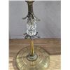 Image 4 : Floor Ashtray Brass with Pearl Design Retro 24'' Tall with Glass Insert
