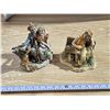 Image 1 : (2) Old Timer Figures 7x7 Stamped Nature Craft