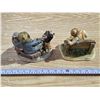 Image 4 : (2) Old Timer Figures 7x7 Stamped Nature Craft