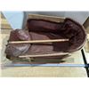 Image 1 : Hidswooden Sledwith Coushion wth Padding 32'' Long ( Nice Condition)