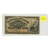 Image 1 : 1900 Dominion of Canada 25 Cents Shinplaster.