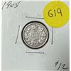 Image 1 : 1905 Canada Silver 10 Cents.