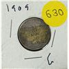 Image 1 : 1909 Canada Silver 25 Cents.