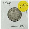 Image 1 : 1929 Canada Silver 25 Cents.