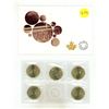 Image 1 : 2016 Royal Canadian Mint commemorative coin holder containing five $1 circulation coins celebrating 