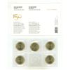 Image 2 : 2016 Royal Canadian Mint commemorative coin holder containing five $1 circulation coins celebrating 
