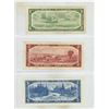 Image 2 : 1954 Canada One, Two and Five Dollars.