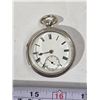 Image 1 : Key Wind Sterling Silver Pocket Watch Engraved “1903”