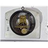 Image 2 : Art-Deco Black Forest Wall Wind Up Clock w/ Key