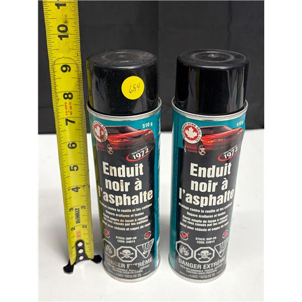 (2) NEW 510g Black Asphalt Undercoating