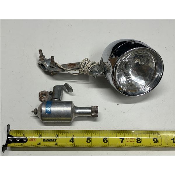 Vintage Bicycle Light & Generator