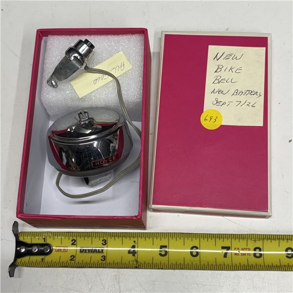 NEW Vintage Style Bike Bell w/ New Battery