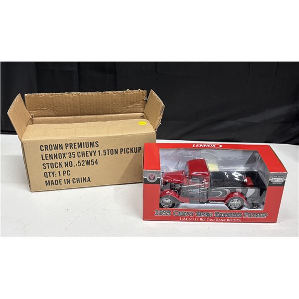 1935 Diecast Chevy “Lennox” Pick-up Truck 1:24 Model