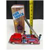Image 1 : 10 ½” Metal Friction Powered Fire Truck w/ Siren