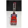 Image 2 : 10 ½” Metal Friction Powered Fire Truck w/ Siren