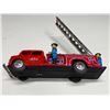 Image 4 : 10 ½” Metal Friction Powered Fire Truck w/ Siren