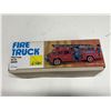 Image 5 : 10 ½” Metal Friction Powered Fire Truck w/ Siren