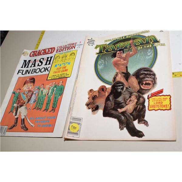 1983 Cracked M*A*S*H Fun Book & Tarzan Comic Book #29