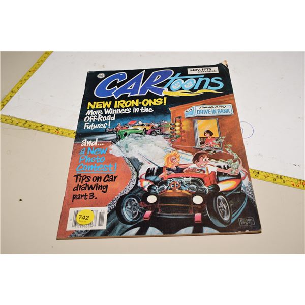 1979 CARtoons Magazine c/w T-Shirt Iron On