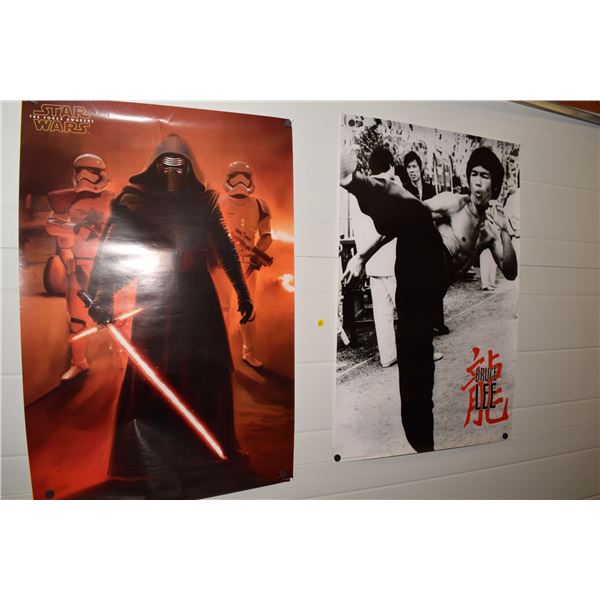 Star Wars & Bruce Lee Posters