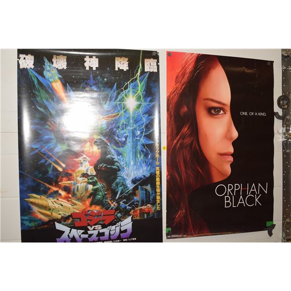 (2) Movie/TV Posters inc. Godzilla
