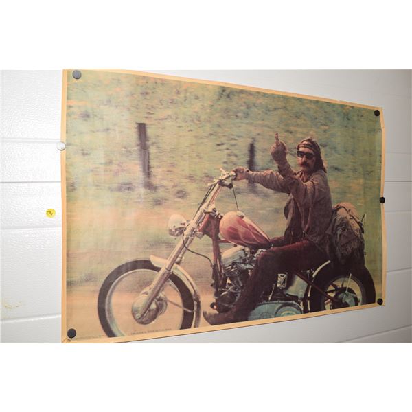 1969 Easy Rider Poster (has tear)