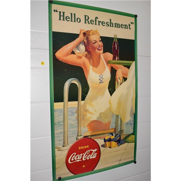 Vintage Copy of 1942 Coca-Cola Poster