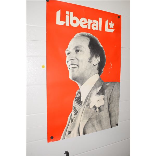 Original Pierre Trudeau Poster