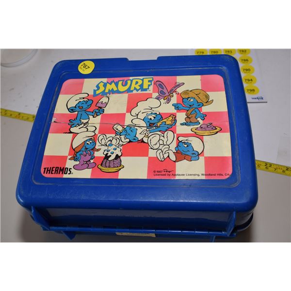 1987 Smurf Lunchbox
