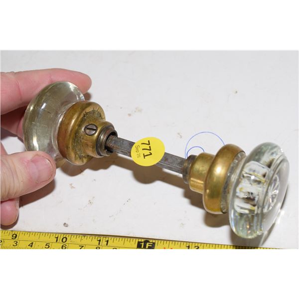Antique Glass Doorknob