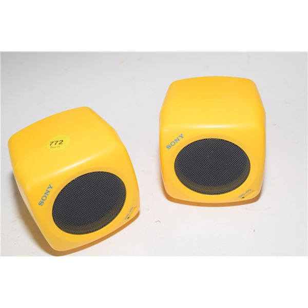 1982 Sony Sports Speakers – Like New