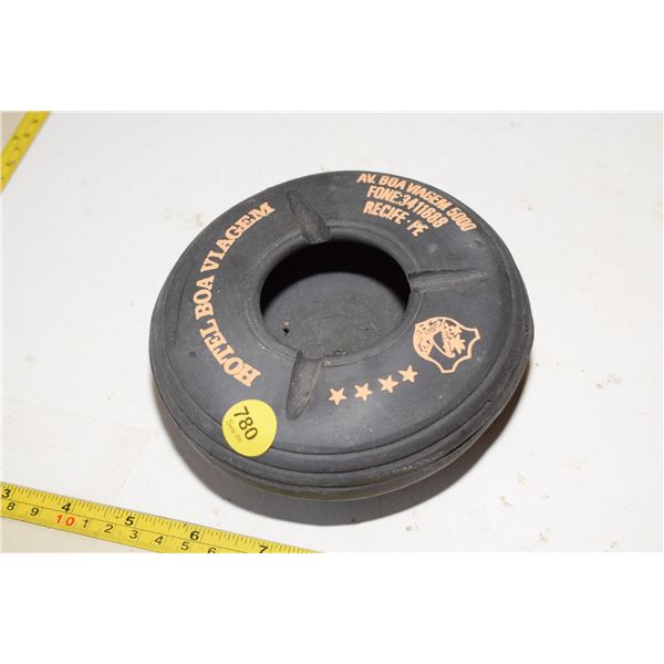 Vintage Airplane Tire Ashtray