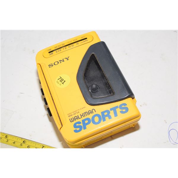 Vintage Sony Sports Walkman Portable Cassette Player